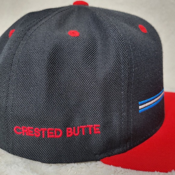 Yupoong The Classics Crested Butte CO Adjustable Snapback Hat Wool Blend Cap - Picture 12 of 14